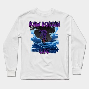 Raw Doggin Life, Moon Man Long Sleeve T-Shirt